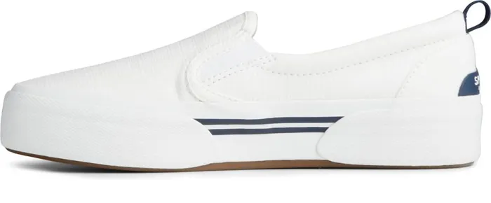 Women Pier Wave Platform Slip On Sneaker White Sperry Sneakers