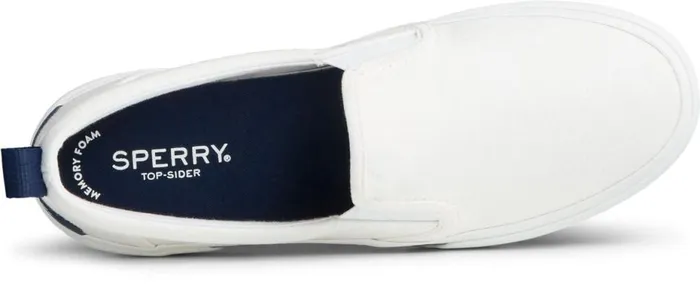 Women Pier Wave Platform Slip On Sneaker White Sperry Sneakers
