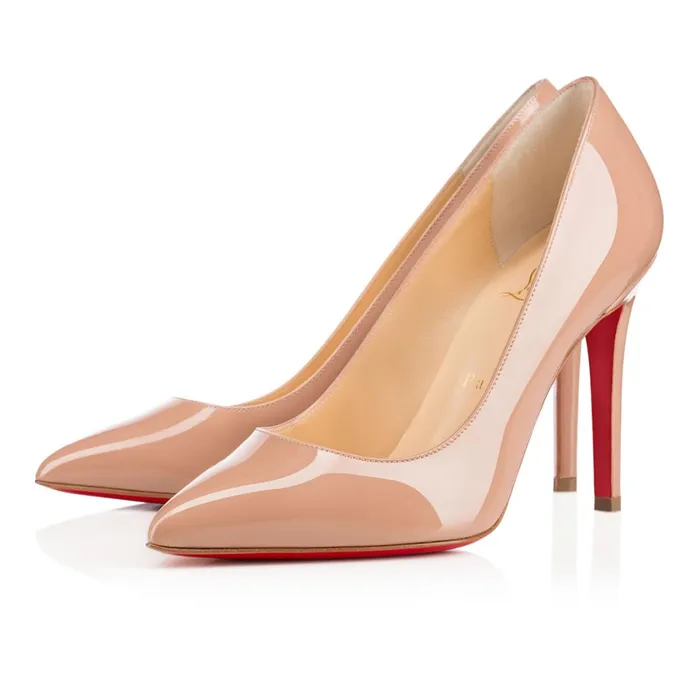Women Pigalle 100 Mm Pumps 8211 Patent Calf 8211 Nude Nude Christian Louboutin Pumps Women Pigalle 100 Mm Pumps 8211 Patent Calf 8211 Nude Nude Christian Louboutin Pumps
