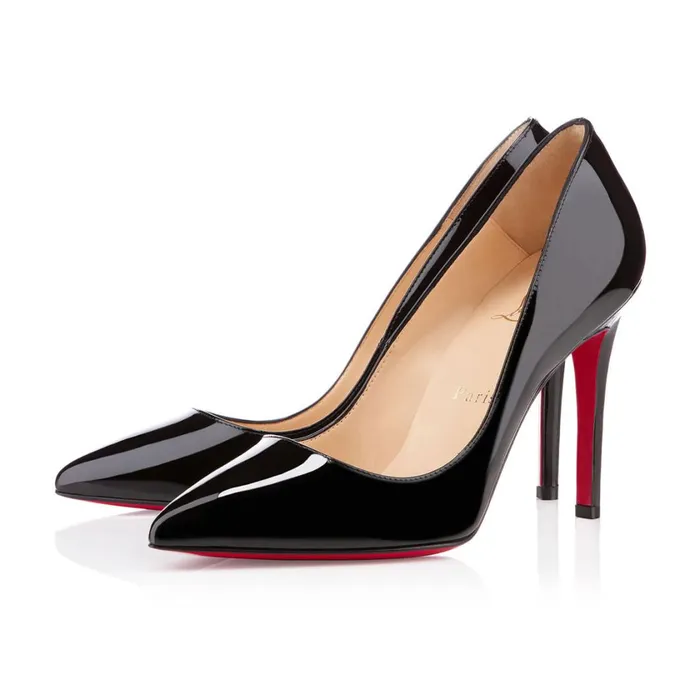 Women Pigalle 100 Mm Pumps 8211 Patent Calf Leather 8211 Black Black Christian Louboutin Pumps Women Pigalle 100 Mm Pumps 8211 Patent Calf Leather 8211 Black Black Christian Louboutin Pumps