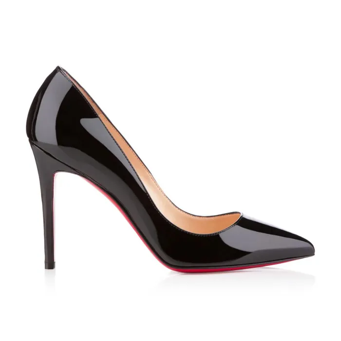 Women Pigalle 100 Mm Pumps 8211 Patent Calf Leather 8211 Black Black Christian Louboutin Pumps