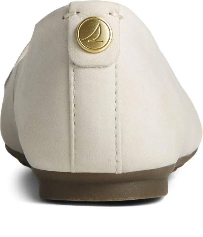 Women Piper Ballet Flat Ivory Sperry Flats and Loafers