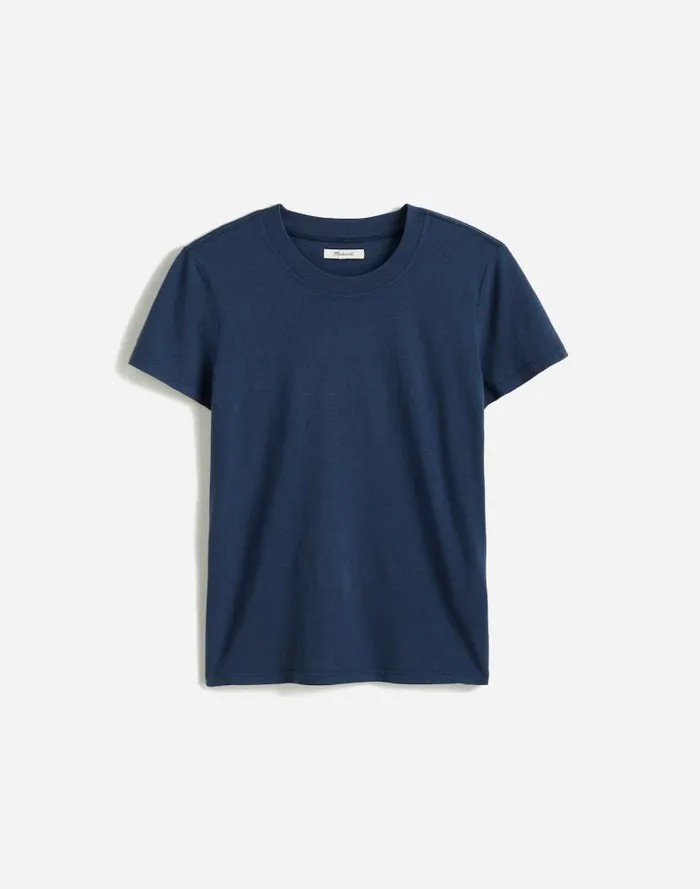 Women Premium Standard 01 The Shrunken Tee Nighttime Madewell Tees