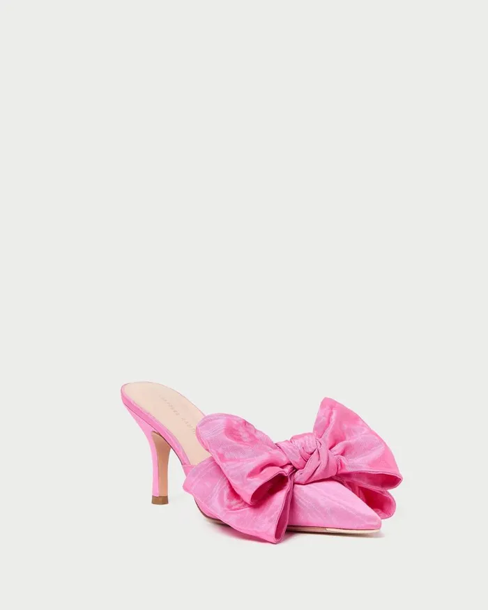 Women Pumps and Mules Loeffler Randall Margot Rose Moir Bow Mule