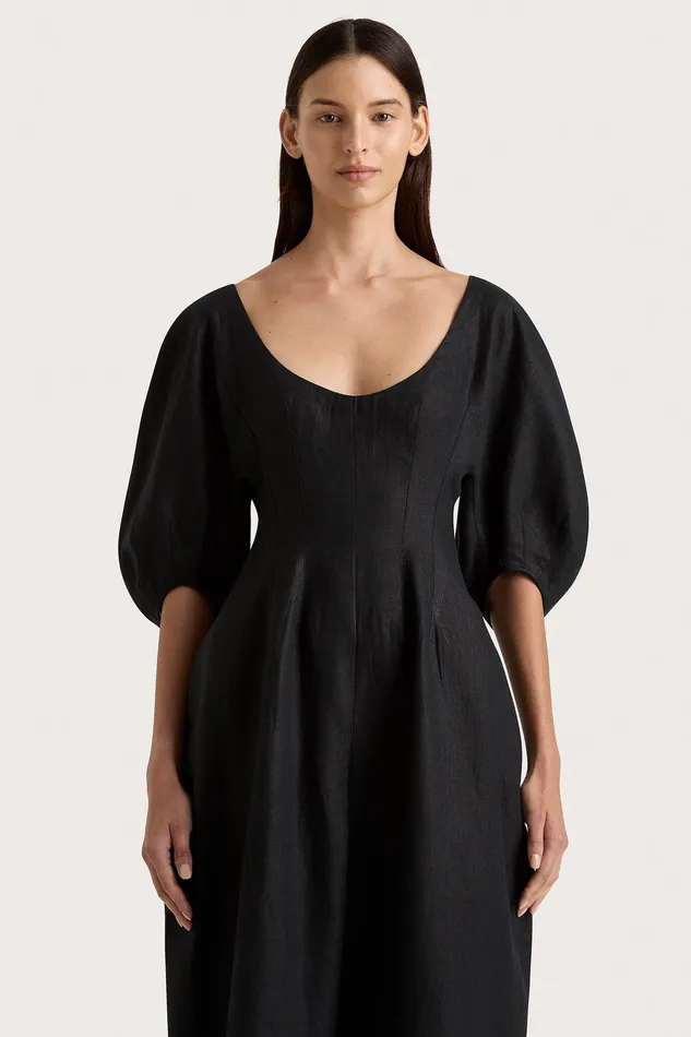 Women Raynara Maxi Dress Black Faithfull The Brand Dresses Women Raynara Maxi Dress Black Faithfull The Brand Dresses