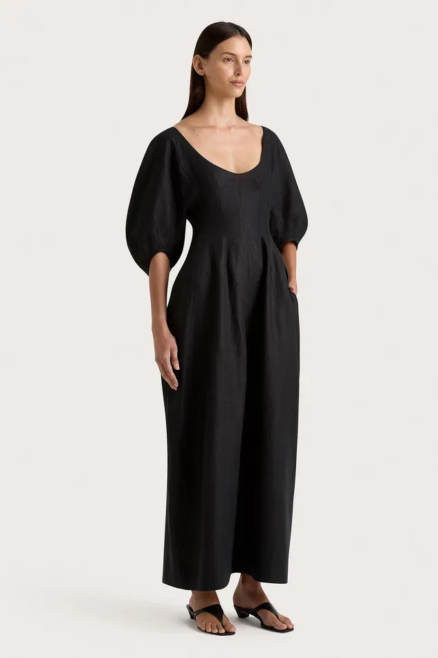 Women Raynara Maxi Dress Black Faithfull The Brand Dresses Women Raynara Maxi Dress Black Faithfull The Brand Dresses
