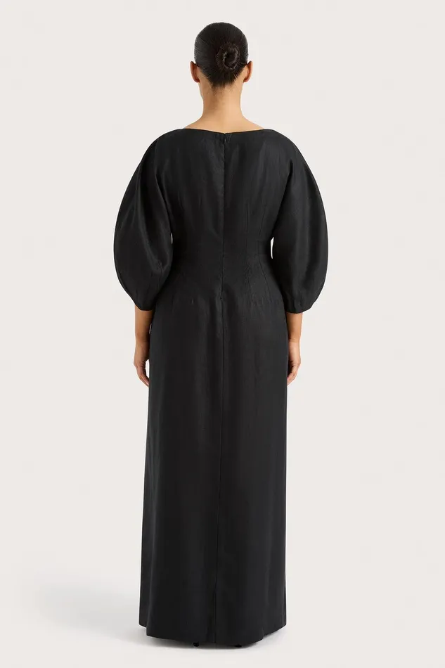 Women Raynara Maxi Dress Black Faithfull The Brand Dresses Women Raynara Maxi Dress Black Faithfull The Brand Dresses