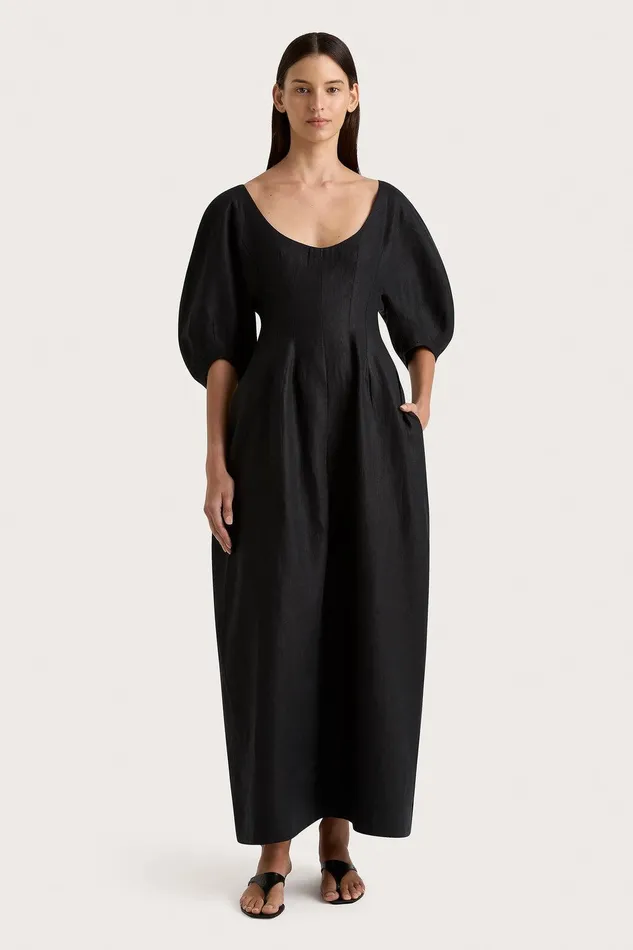 Women Raynara Maxi Dress Black Faithfull The Brand Dresses Women Raynara Maxi Dress Black Faithfull The Brand Dresses