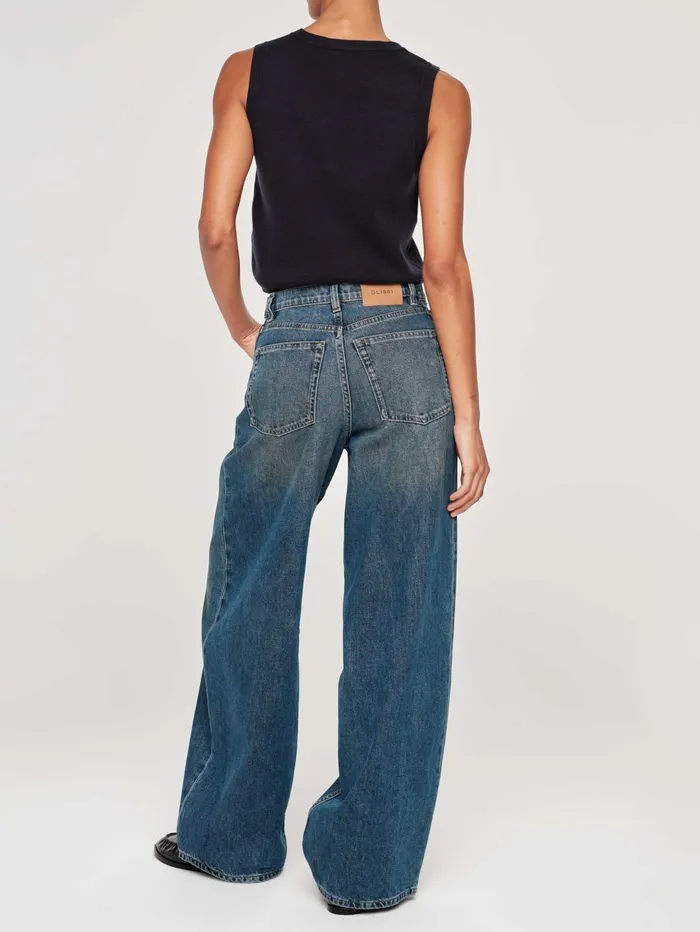 Women Razi Wide Leg Barrel High Rise Jeans DL1961 Wide