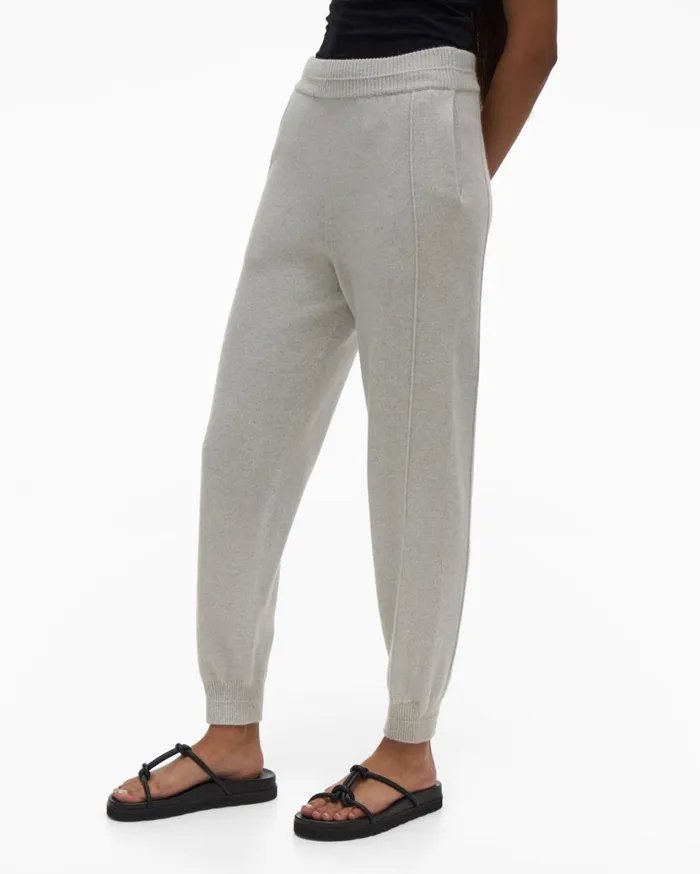 Women Recycled Cashmere Pant Coastal Fog Helmut Lang Pants