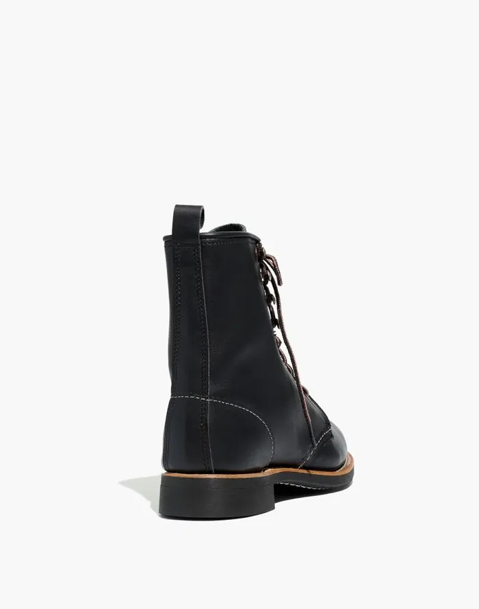 Women Red Wing Silversmith LaceUp Boots Black Boundary Madewell Boots