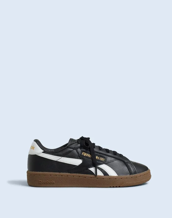 Women Reebok Club C Grounds UK Sneakers Black White Gum Madewell Sneakers