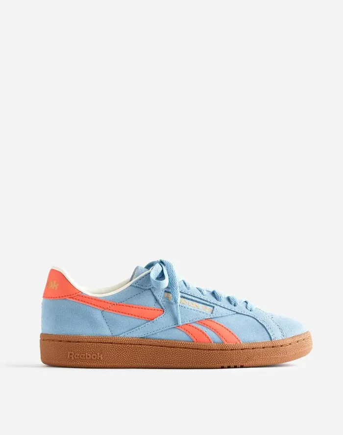 Women Reebok Club C Grounds UK Sneakers Soft Blue Super Charged Madewell Sneakers