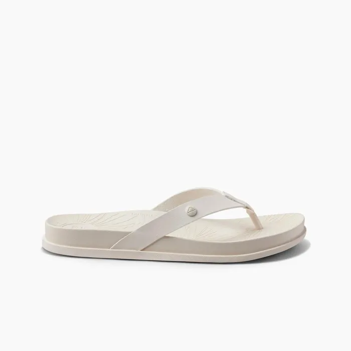 Women Reef Flip Flops Cushion Porto Cruz Whisper White