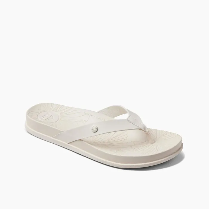 Women Reef Flip Flops Cushion Porto Cruz Whisper White Women Reef Flip Flops Cushion Porto Cruz Whisper White