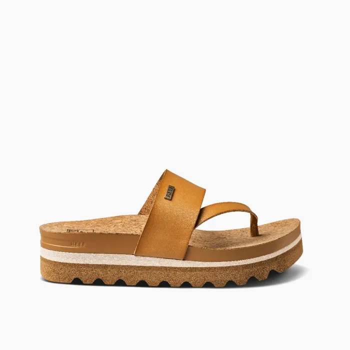Women Reef Flip Flops Cushion Sol Hi Natural