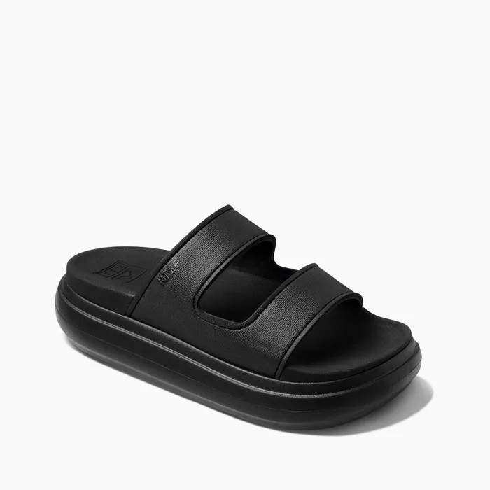 Women Reef Sandals Cushion Bondi 2 Bar Blackblack Women Reef Sandals Cushion Bondi 2 Bar Blackblack