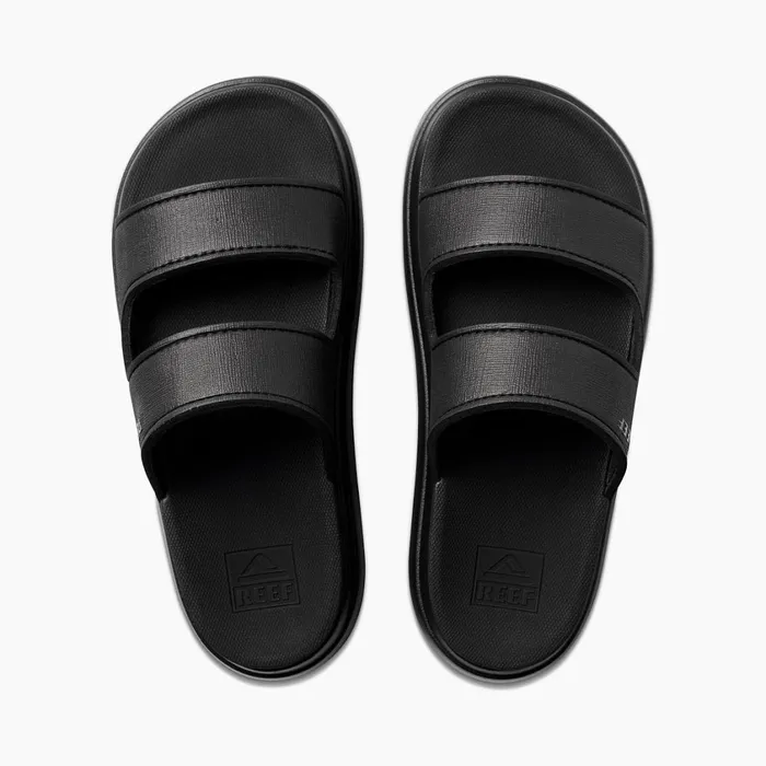 Women Reef Sandals Cushion Bondi 2 Bar Blackblack Women Reef Sandals Cushion Bondi 2 Bar Blackblack