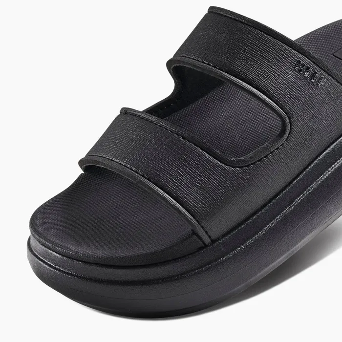 Women Reef Sandals Cushion Bondi 2 Bar Blackblack Women Reef Sandals Cushion Bondi 2 Bar Blackblack