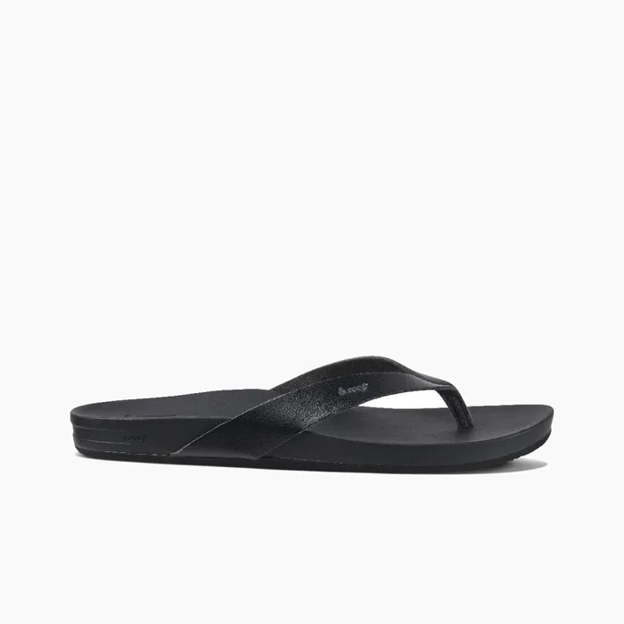 Women Reef Sandals Cushion Court Black