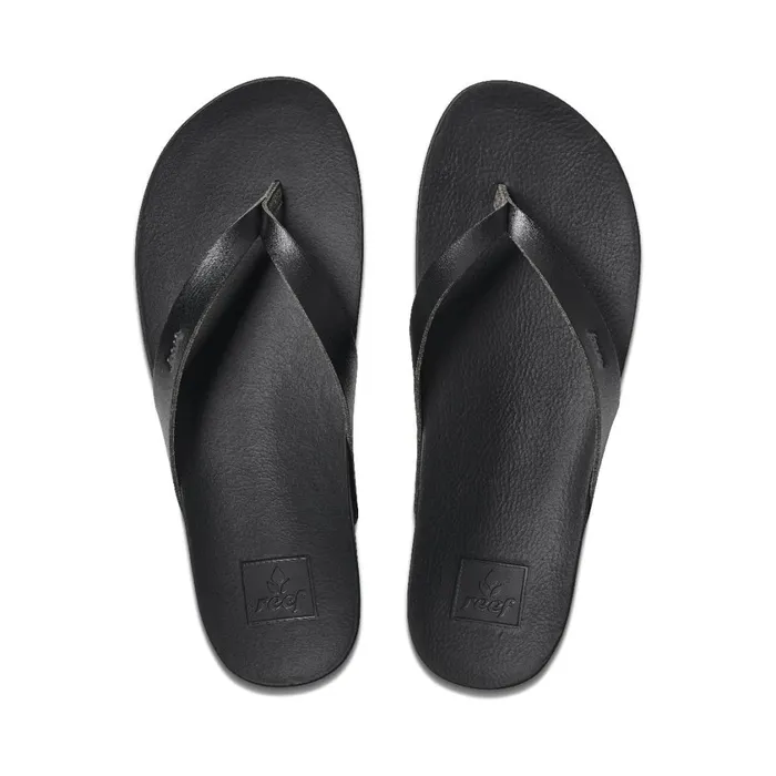 Women Reef Sandals Cushion Court Black Women Reef Sandals Cushion Court Black