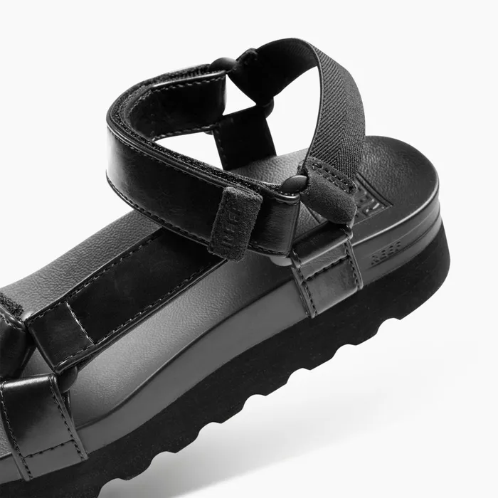 Women Reef Sandals Cushion Rem Hi Coco Black Women Reef Sandals Cushion Rem Hi Coco Black