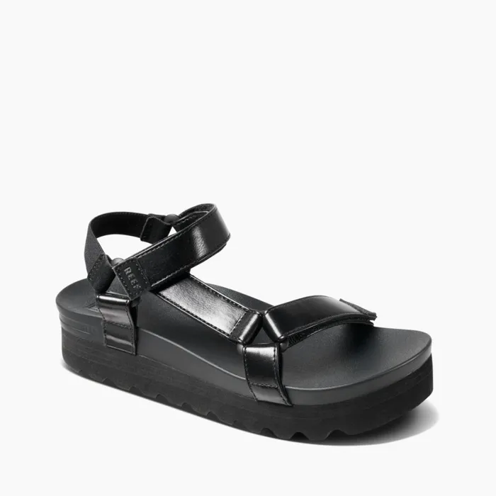 Women Reef Sandals Cushion Rem Hi Coco Black Women Reef Sandals Cushion Rem Hi Coco Black