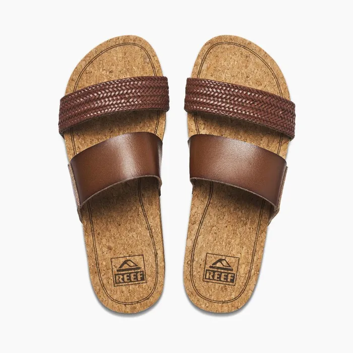 Women Reef Sandals Cushion Vista Hi Chocolate Braid Women Reef Sandals Cushion Vista Hi Chocolate Braid