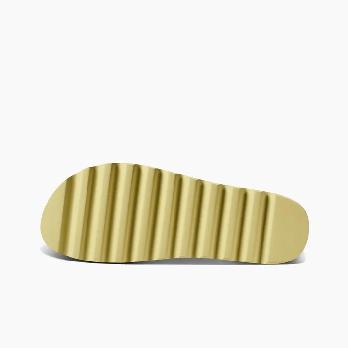 Women Reef Sandals Cushion Vista Hi Citron Suede Women Reef Sandals Cushion Vista Hi Citron Suede