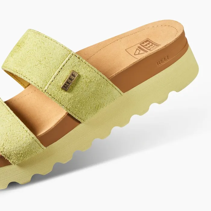 Women Reef Sandals Cushion Vista Hi Citron Suede Women Reef Sandals Cushion Vista Hi Citron Suede