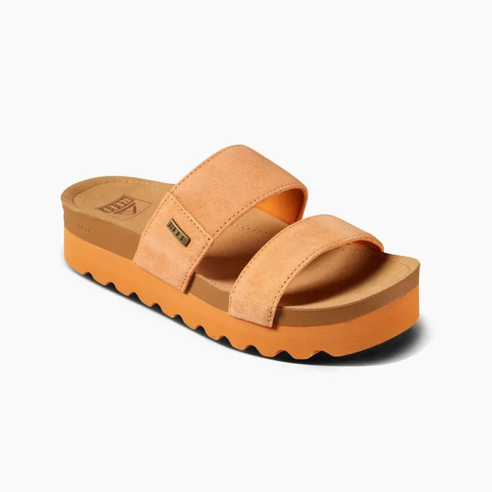 Women Reef Sandals Cushion Vista Hi Orangeade Suede Women Reef Sandals Cushion Vista Hi Orangeade Suede