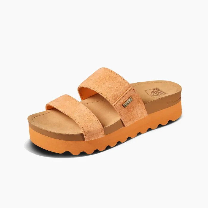 Women Reef Sandals Cushion Vista Hi Orangeade Suede Women Reef Sandals Cushion Vista Hi Orangeade Suede