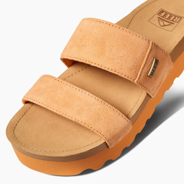Women Reef Sandals Cushion Vista Hi Orangeade Suede Women Reef Sandals Cushion Vista Hi Orangeade Suede