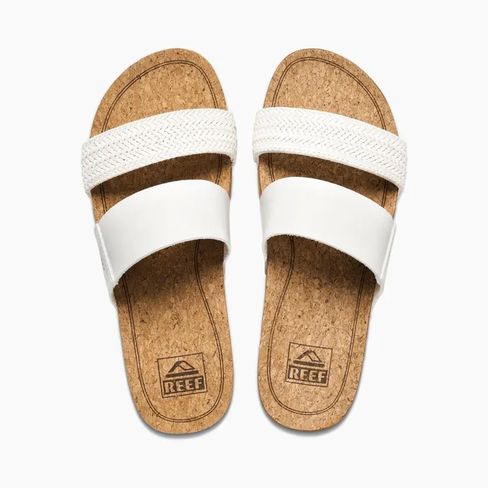 Women Reef Sandals Cushion Vista Hi White Braid Women Reef Sandals Cushion Vista Hi White Braid