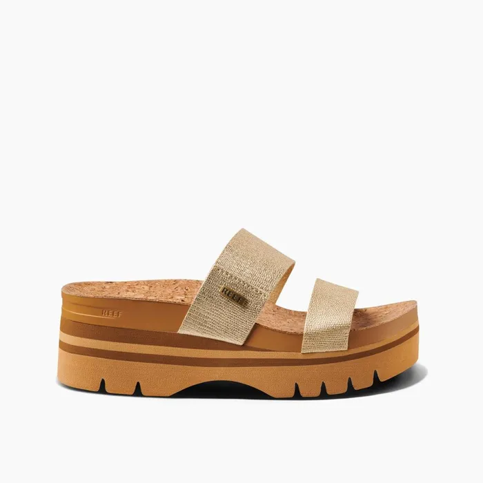 Women Reef Sandals Cushion Vista Higher Champagne