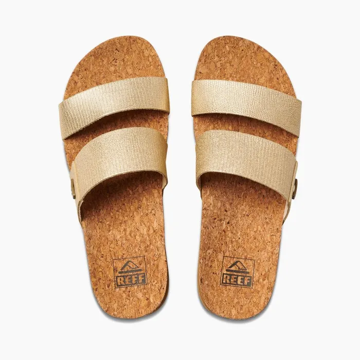 Women Reef Sandals Cushion Vista Higher Champagne Women Reef Sandals Cushion Vista Higher Champagne