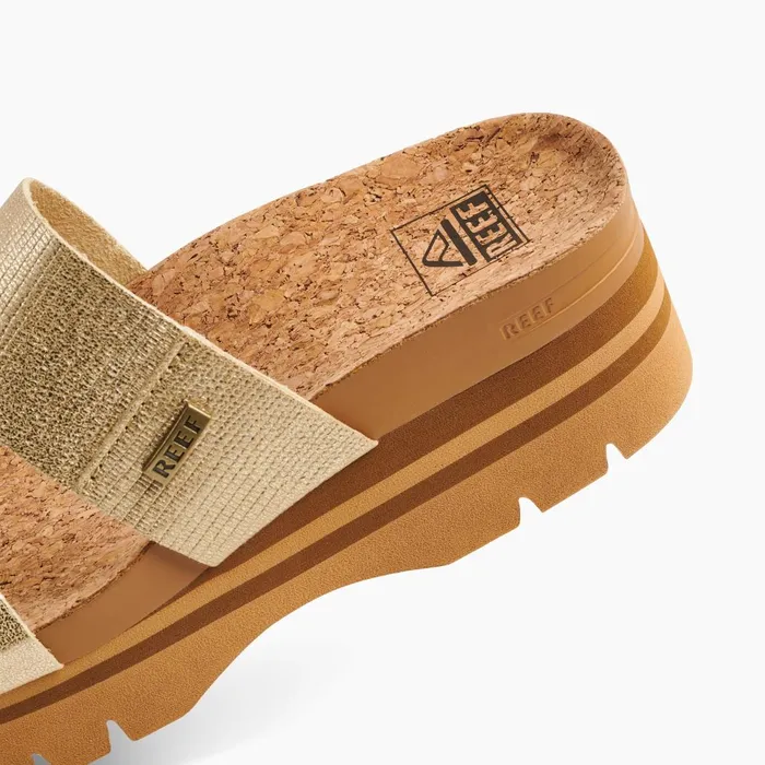 Women Reef Sandals Cushion Vista Higher Champagne Women Reef Sandals Cushion Vista Higher Champagne