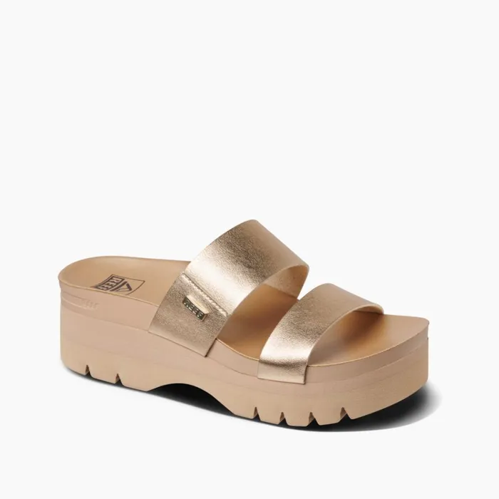 Women Reef Sandals Cushion Vista Higher Golden Hour Women Reef Sandals Cushion Vista Higher Golden Hour