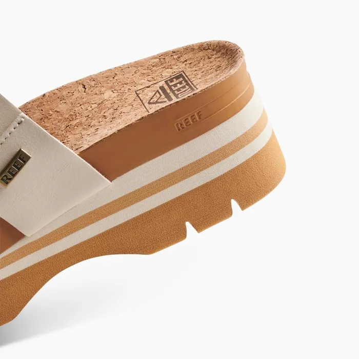 Women Reef Sandals Cushion Vista Higher Vintage Tan Women Reef Sandals Cushion Vista Higher Vintage Tan