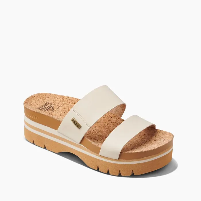 Women Reef Sandals Cushion Vista Higher Vintage Tan Women Reef Sandals Cushion Vista Higher Vintage Tan