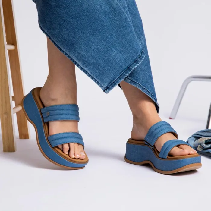 Women Reef Sandals Lofty Lux Hi Denim Women Reef Sandals Lofty Lux Hi Denim