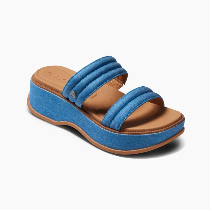 Women Reef Sandals Lofty Lux Hi Denim Women Reef Sandals Lofty Lux Hi Denim
