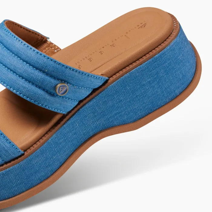 Women Reef Sandals Lofty Lux Hi Denim Women Reef Sandals Lofty Lux Hi Denim
