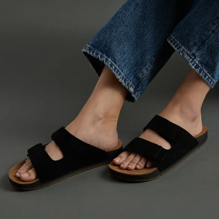 Women Reef Sandals Ojai Two Bar Blacktan Women Reef Sandals Ojai Two Bar Blacktan