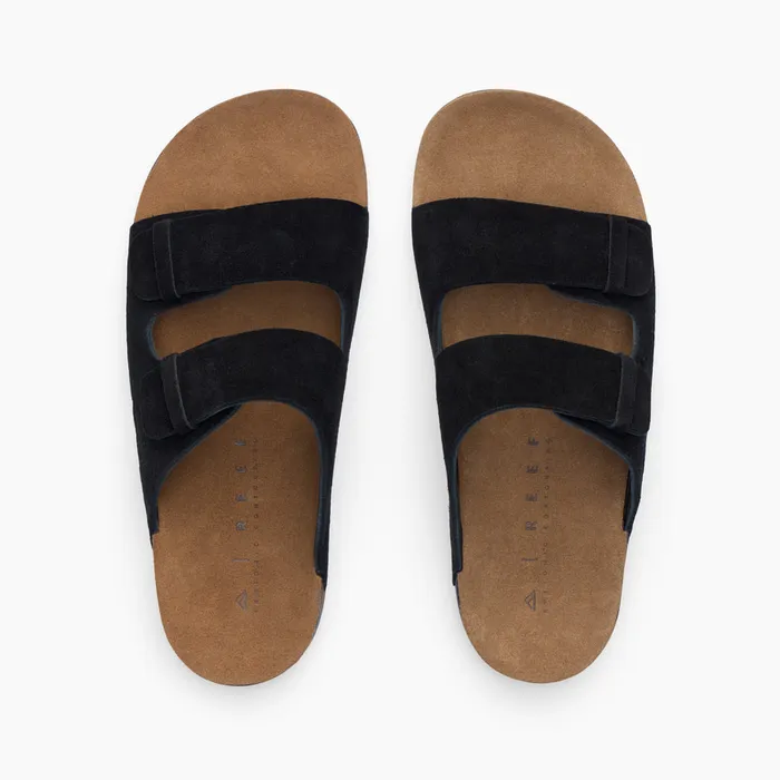 Women Reef Sandals Ojai Two Bar Blacktan Women Reef Sandals Ojai Two Bar Blacktan