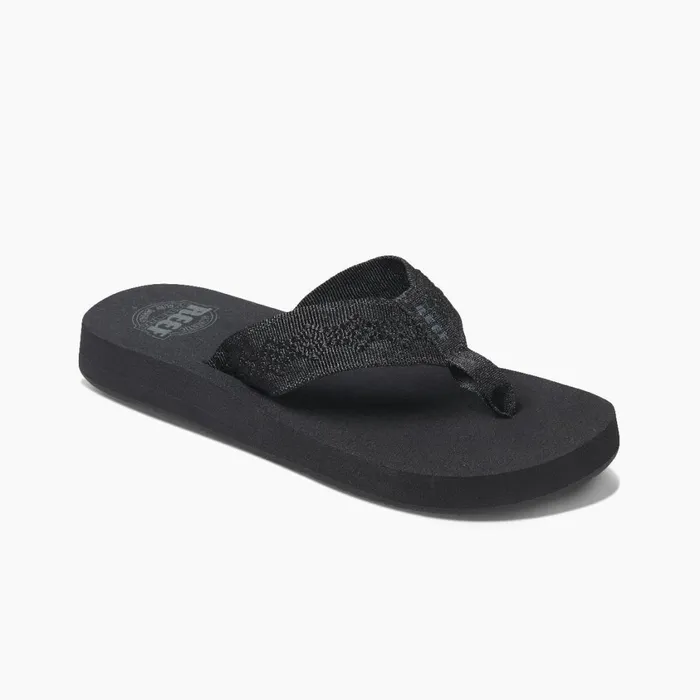 Women Reef Sandals Sandy Blackblack Women Reef Sandals Sandy Blackblack