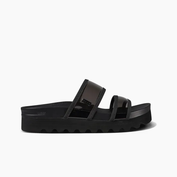 Women Reef Sandals Vista HiEnergy Black Transparent