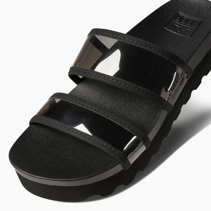 Women Reef Sandals Vista HiEnergy Black Transparent Women Reef Sandals Vista HiEnergy Black Transparent