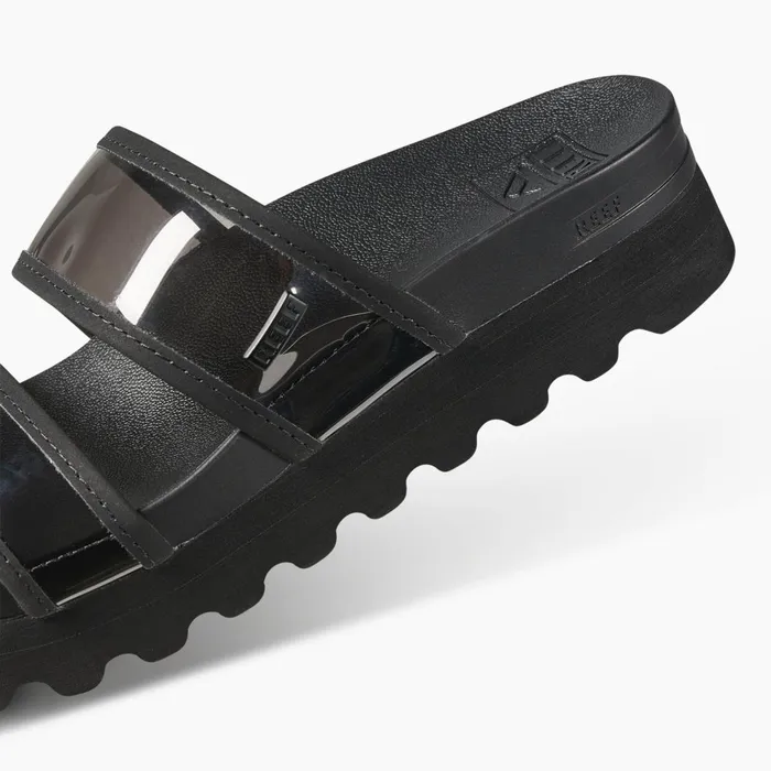 Women Reef Sandals Vista HiEnergy Black Transparent Women Reef Sandals Vista HiEnergy Black Transparent