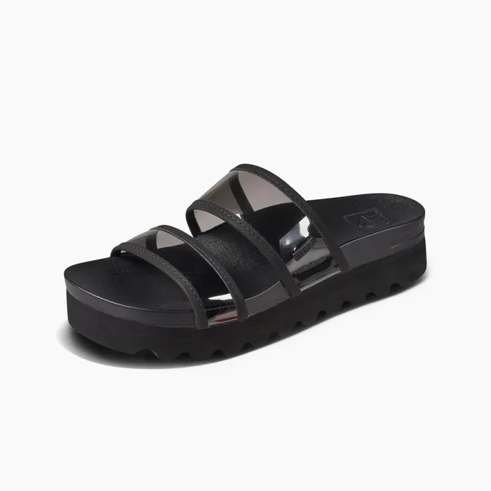Women Reef Sandals Vista HiEnergy Black Transparent Women Reef Sandals Vista HiEnergy Black Transparent